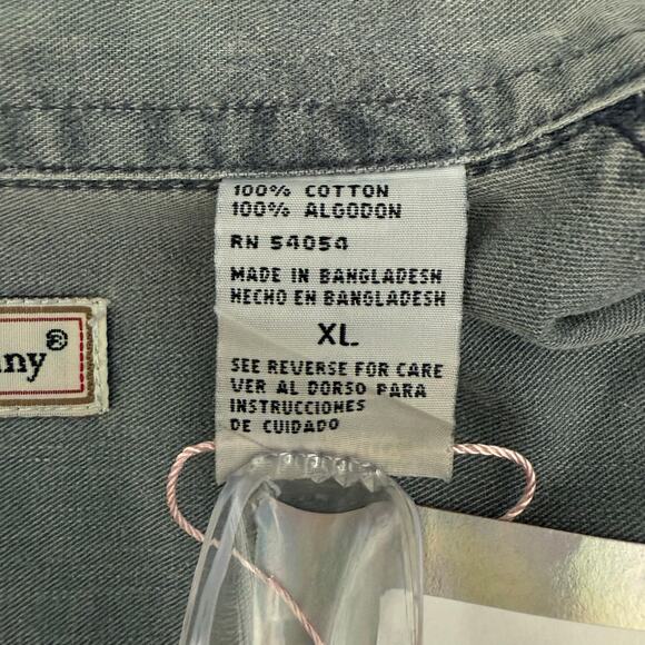 Vintage 1990s Men's Casual Shirt Short Sleeve Button Front - Picture 7 of 8